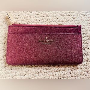 Kate spade long slim card holder wallet
